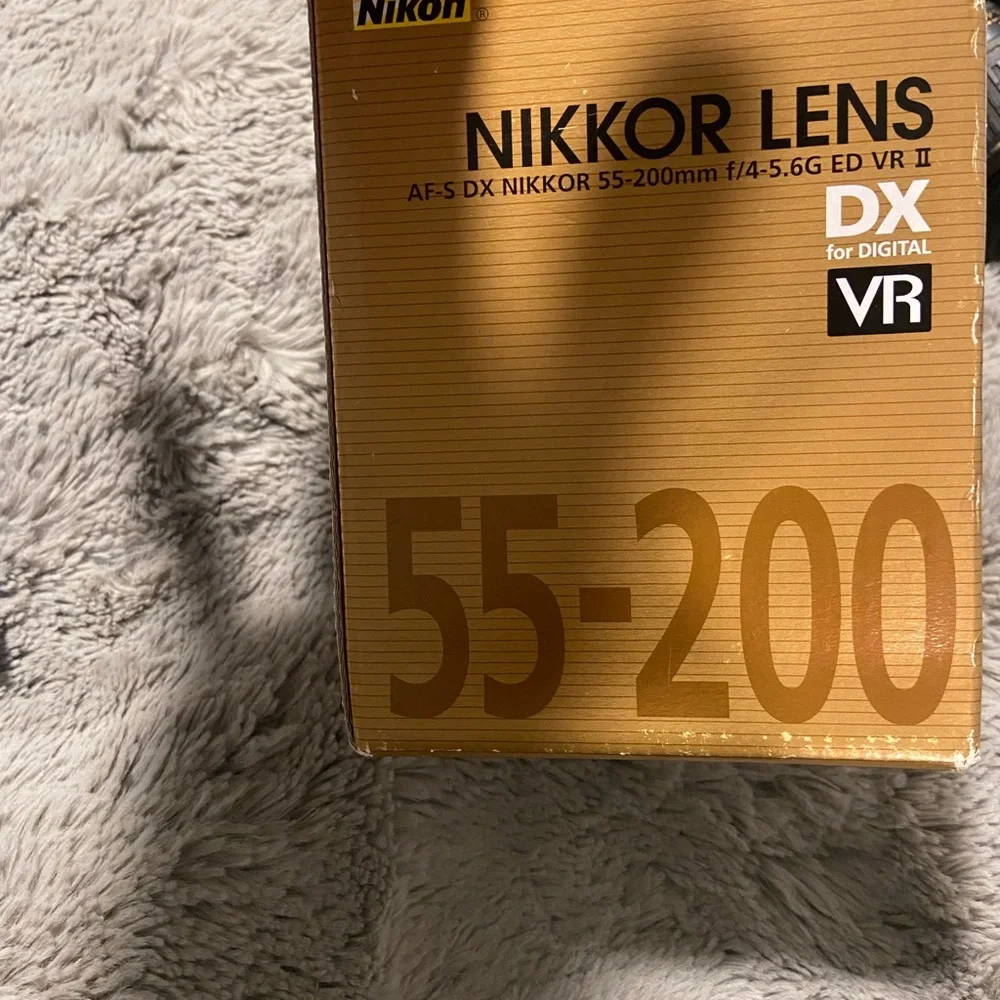 Like new. I am including, the extra lense and bag purchased separately.